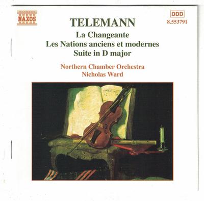 CD GEORG PHILIPP TELEMANN,NICHOLAS WAR - Ouvertürensuiten / Changeante  8553791 Naxos 1998 Europa Klassik Gebraucht