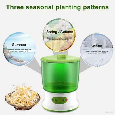 Automatic Intelligent Bean Growing Machine Large Capacity 2/3 Layers Easy To Use Home Smart Bean Sprout Machine