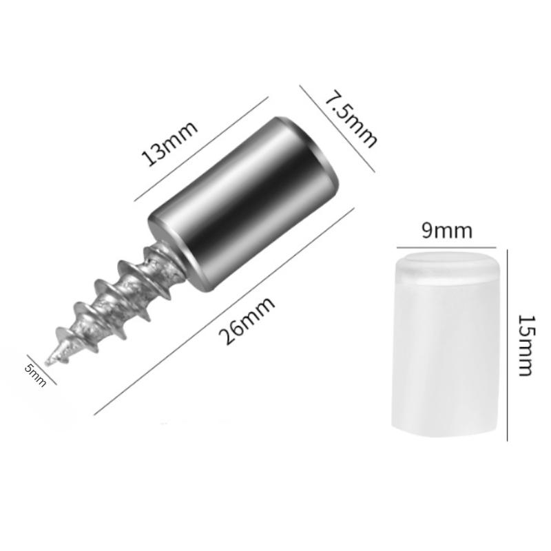 20-100PCS Self Tapping Bracket Screw Cabinet Shelf Support Cross Pegs with Anti-Slip Sleeve DIY Laminate Furniture Support Holder