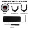 Car Steering Wheel Booster Ball Labor Saving Turning Car Emblems For Mitsubishi Pajero Outlander L200 EVO Montero Lancer 9 10 EX