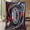 AC Milan Theme blanket Soft Flannel Blanket Plush Throw Blanket Cozy Sofa Bed Blanket for Home Decor
