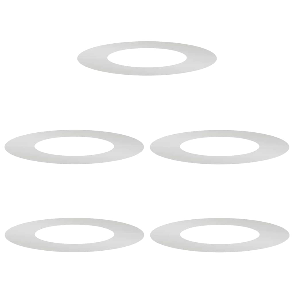suitable for flat tree rings 5 pcs silver Ø40 70 cm