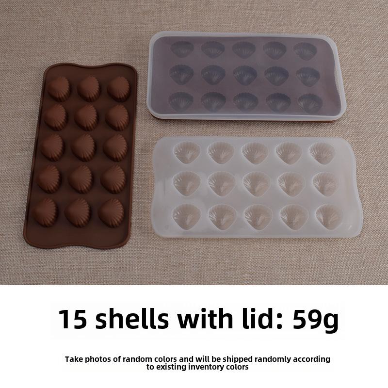 3D Silikonform für Muscheln & Seesterne Bonbons, Schokoladen und Kuchen