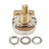 FLEOR Guitar Long Split Shaft Guitar Pack of 4 A500K+B500K Tone/Volume Pots, 24-Spline Potentiometers,