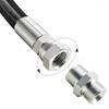 Industrial Grade 1/2 Inch NPT Compressor Jumper Hose with High Pressure & Temperature Resistance for Air Systems