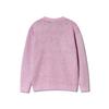 NODU Brushed Lettering Jacquard Round Hairy Knit [Pink]