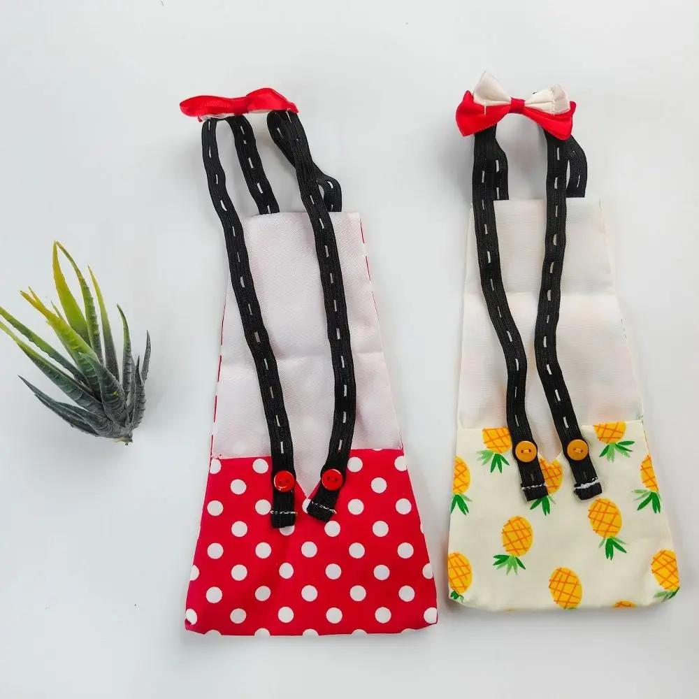 Washable Cute Pet Duck Diaper Reusable S/M/L Nappy Cloth Bowknot Decorative Goose Flight Suits Reduce Odor