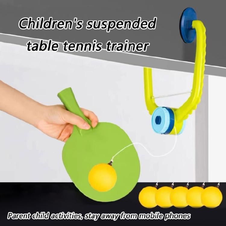 Quick Installation Indoor PingPong Trainer Using Suspension System Suitable for Parent Interaction and Development