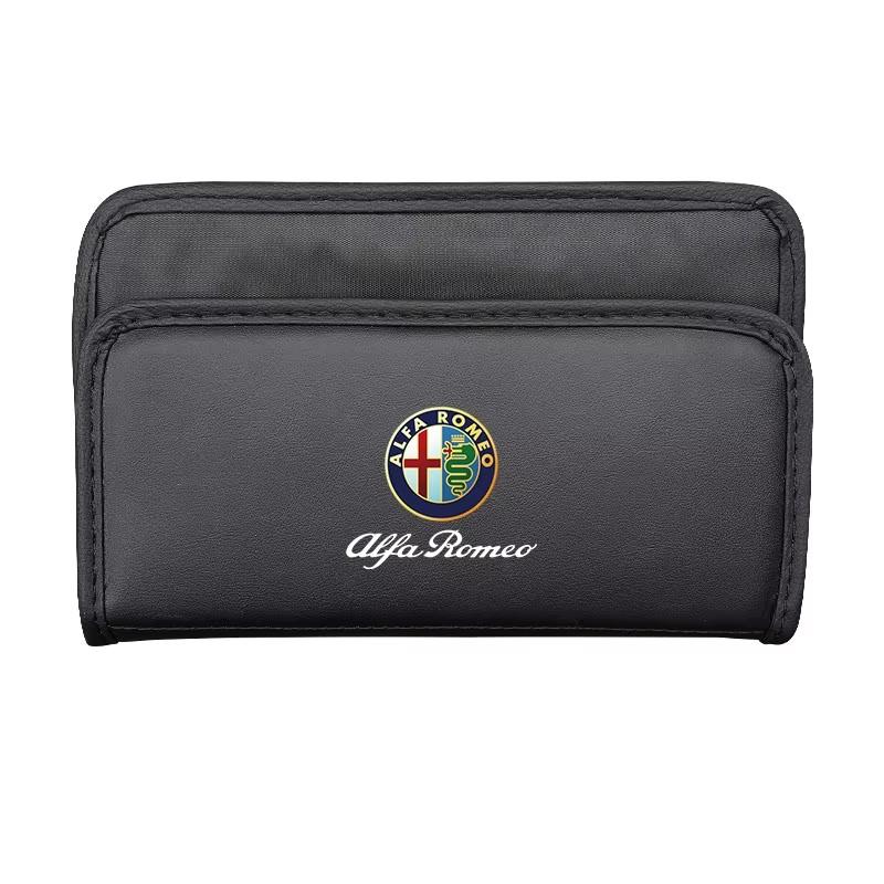 Multifunction Car Organizers Pocket Bags Auto Accessories For Alfa Romeo Giulietta Mito 159 Giulia Stelvio 156 147 Tonale Brera