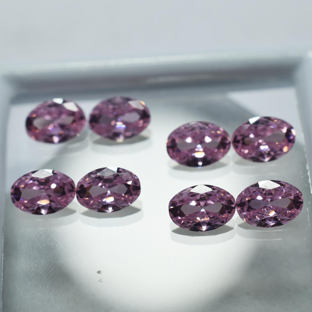 CERTIFIED Pink Sapphire Natural Oval Cut Gemstone Lot Ring Size