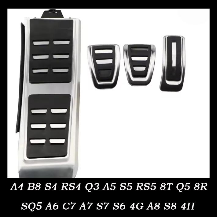 LHD Autopedale Kraftstoff Bremse Gas Fußstütze Pedalabdeckung für A4 B8 S4 RS4 Q3 A5 S5 RS5 8T Q5 8R SQ5 A6 C7 A7 S7 S6 4G A8 S8 4H