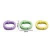 5Pcs Candy Color Metal Oval Ring Snap Hook Spring Clasps Clips Key Ring Connectors for DIY Keychain Jewelry Making Accessories