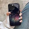 Night Sky Flowers For iPhone 12 13 14 15 16 17 Plus Pro Max Anti-Drop Smooth Touch Protective Shockproof Cellphone Cover