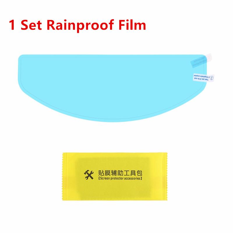 2 Sätze /1 Satz Motorradhelm Wasserdicht Regendicht Antibeschlag Linsenfolie Klares Visier Bildschirm Schild für K3 K4 AX8 LS2 HJC MT