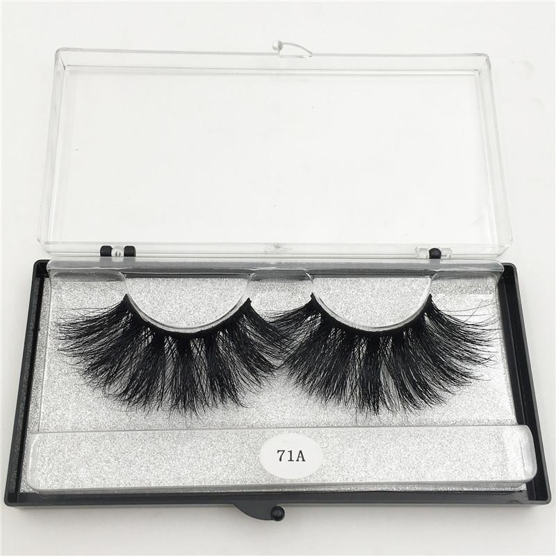 RED SIREN 1 Paar Wimpern Großhandel 100% Nerzhaar Falsche Wimpern Handgemacht 25mm Wimpern Dramatisch Dick Lang 3D Nerz Wimpern Make-up