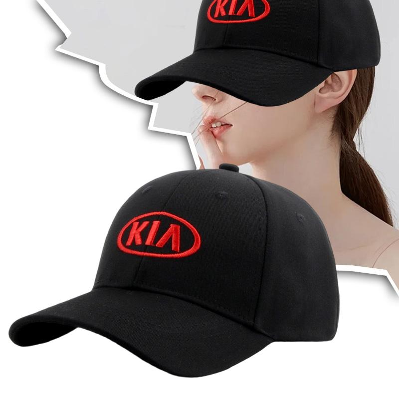 Car Baseball Cap Outdoor Adjustable Casual Hats Sunscreen Hat for KIA Sportage Rio Ceed Picanto K5 K9 Sorento Accessories