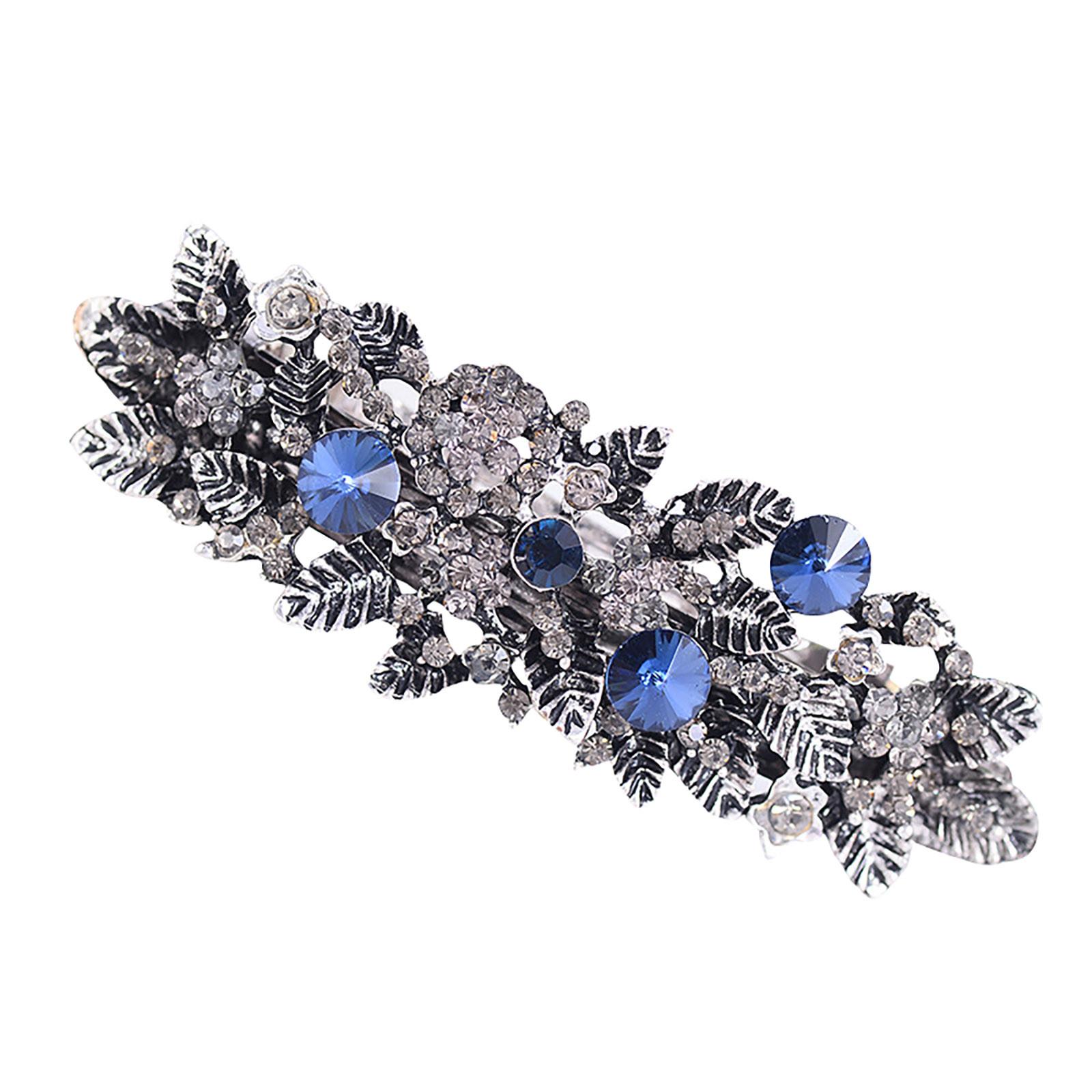 

Заколки для волос со стразами, заколки для волос, бабочки, французские заколки, винтажные весенние заколки для волос, украшения для волос с цветами One Size