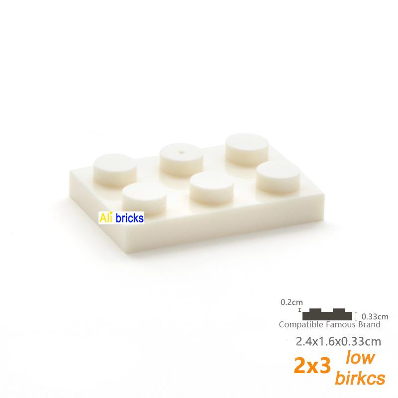 20ks DIY Stavebnice Tehly 2X3 Vzdelávacie Skladanie Konštrukcia 3021 Tenké Figúrkové Tehly Pre Deti Kompatibilná Značka