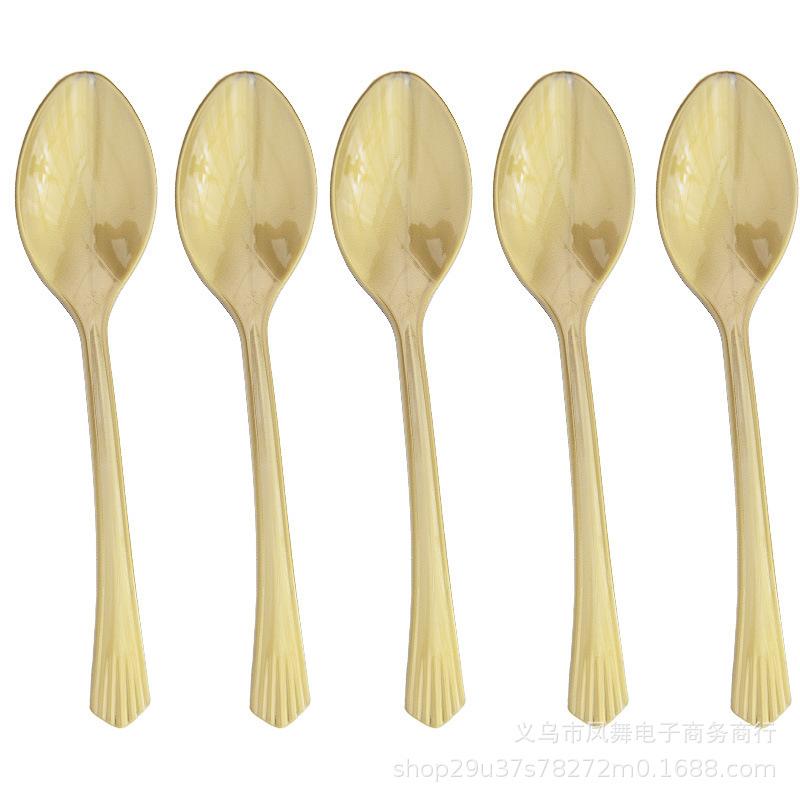 Zlaté nože, vidličky a lžíce Výročí Svatební hostina Narozeniny Obchodní akce Rybinové nože, vidličky a lžíce Plastové nádobí