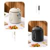 Mini olla arrocera de 1,2 l, multifuncional, ideal para dormitorios de estudiantes y hogares.