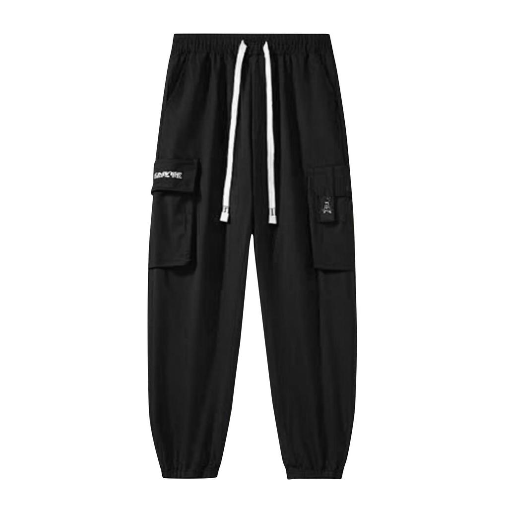Salopette multi-poches pour hommes, pantalon ample de printemps et d'été, nouveau pantalon de sport décontracté