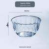 Heat-Resistant Borosilicate Glass Bowl for Microwave, Egg Beating, Baking, Dough Mixing, and Soup.