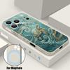 Magnetic For Magsafe Case For iPhone 17 Pro Max Colorful Jellyfish Turtle Print Soft Silicone Phone Back Cover For iPhone 16 15 14 13 Pro Max 16e 17e
