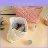 Cosy Corduroy Checkered Cosmetic Bag With Breathable Design For Daily Use Women And Men