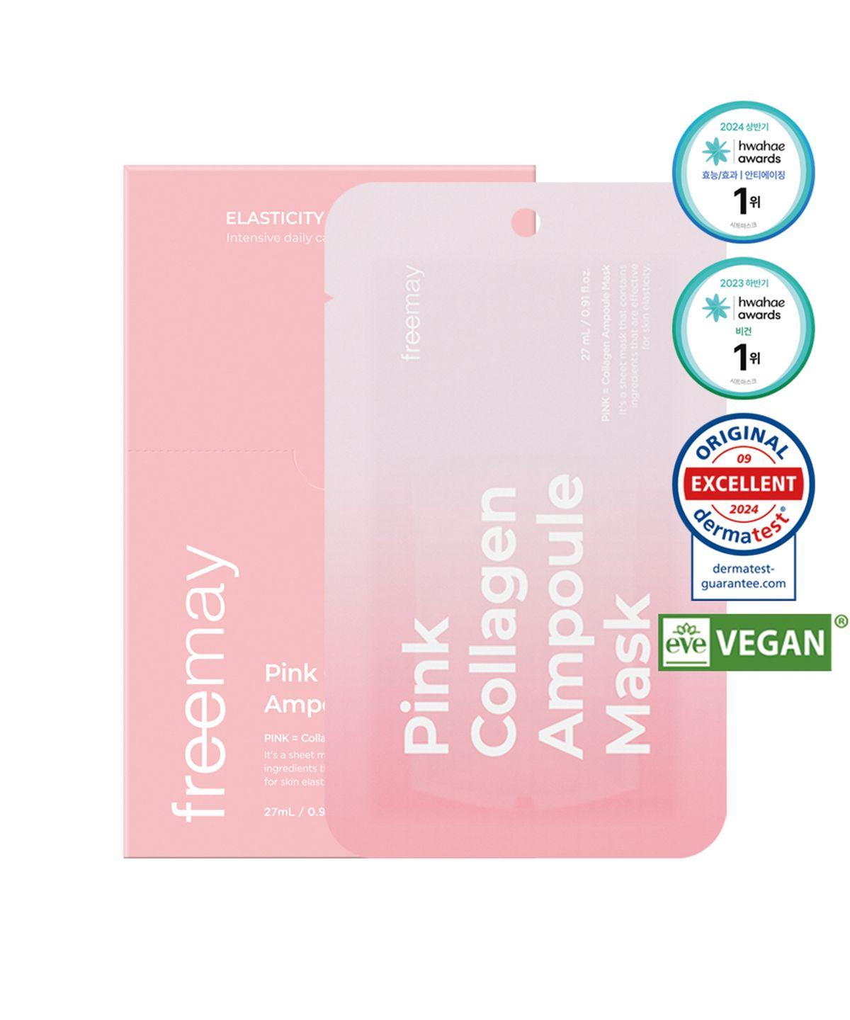 Premay Pink Collagen Ampoule Mask 10P