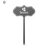 Plant Marker Fashion Tag Bonsai Decor Acrylic Farm Greenhouse Herbal Vegetable Plant Label Garden Decor