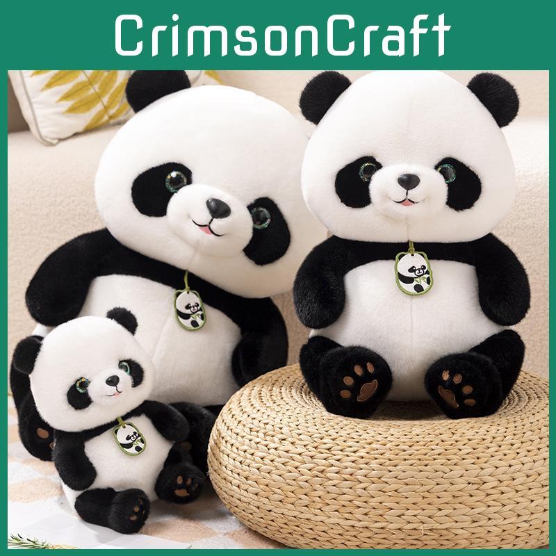 Entzückendes Panda-Plüschtier Weiche Stofftierpuppe Perfekt für Sammler und Geschenke