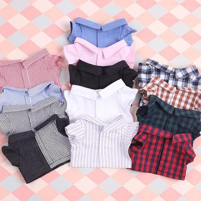 Camisa de Algodón Casual para Muñecas de 15-20cm