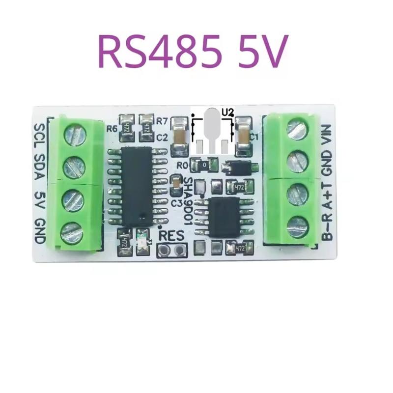 Industrial Temperature and Humidity SHT30 Sensors Adapter Board RS485 TTL232 Analog Remote -40-125℃ 0-100%RH Module