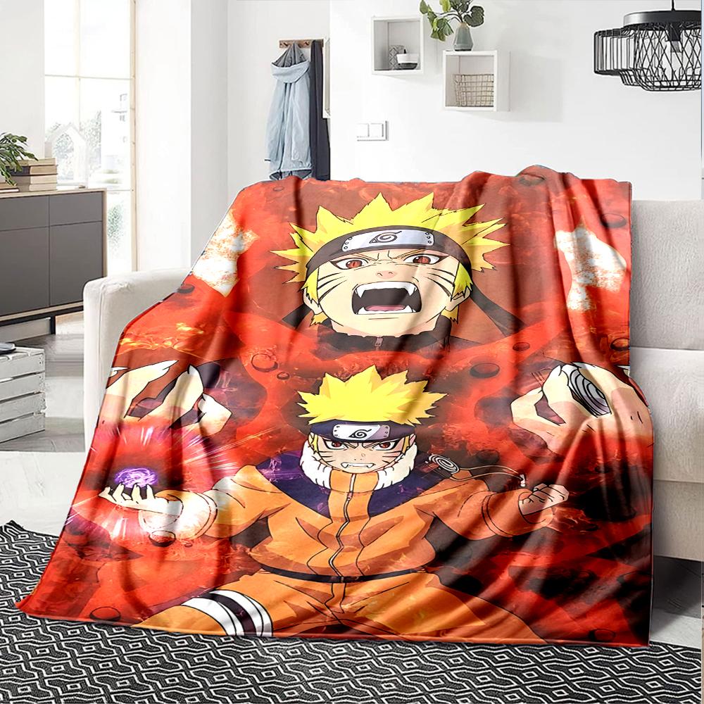 1pc NARUTO (4) Blanket, Gift, for Men and Women, Soft Blanket, Good for Sofa Bed Couch Travel, Lightweight Flannel Blanket
