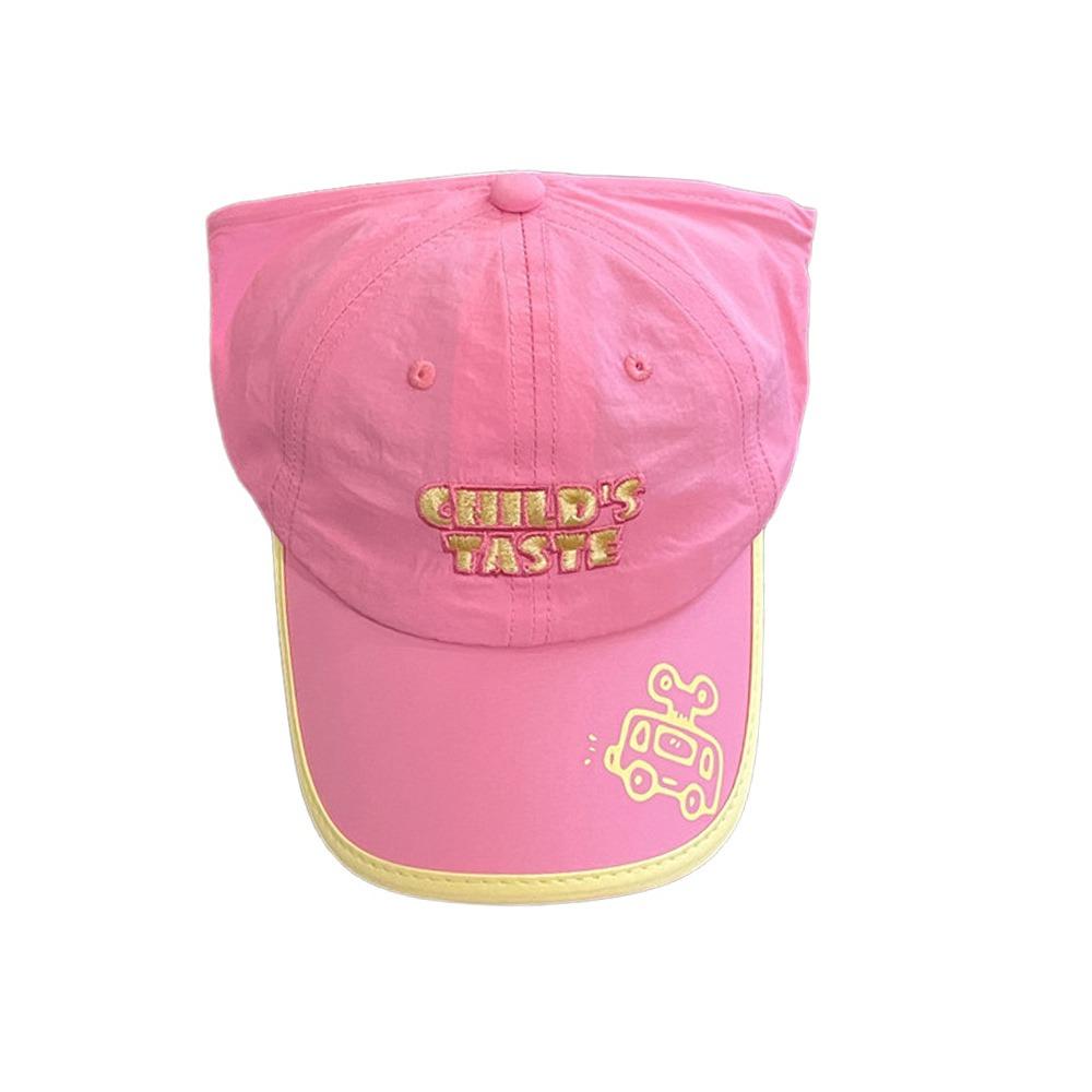 

Fashion Empty Top Children Baseball Hat Sun Shading Embroidery Sunshade Caps Breathable Duck Tongue Cap розы красного