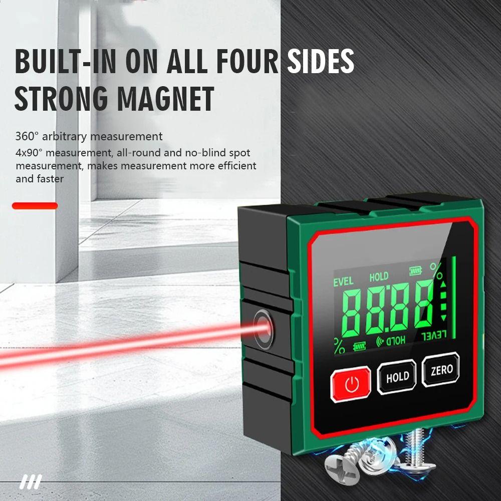 Magnetic Digital Angle Gauge 0-90° Range Bevel Gauge Magnetic Protractor  DIY Projects