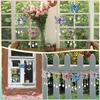 Promotion! DIY Painting Wind Chime Double Sided Paint Hanging Ornament For Garden Wind Spinner Butterfly 6 Pieces