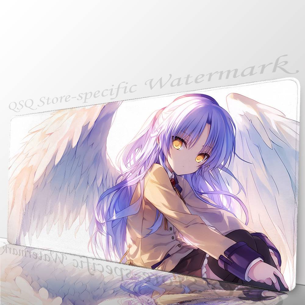 Tachibana Kanade Anime A-Angel Beats Mousepad Mouse Mat Desk Mat With Pad Gaming Accessories Prime Gaming XXL Keyboard Pad Pad