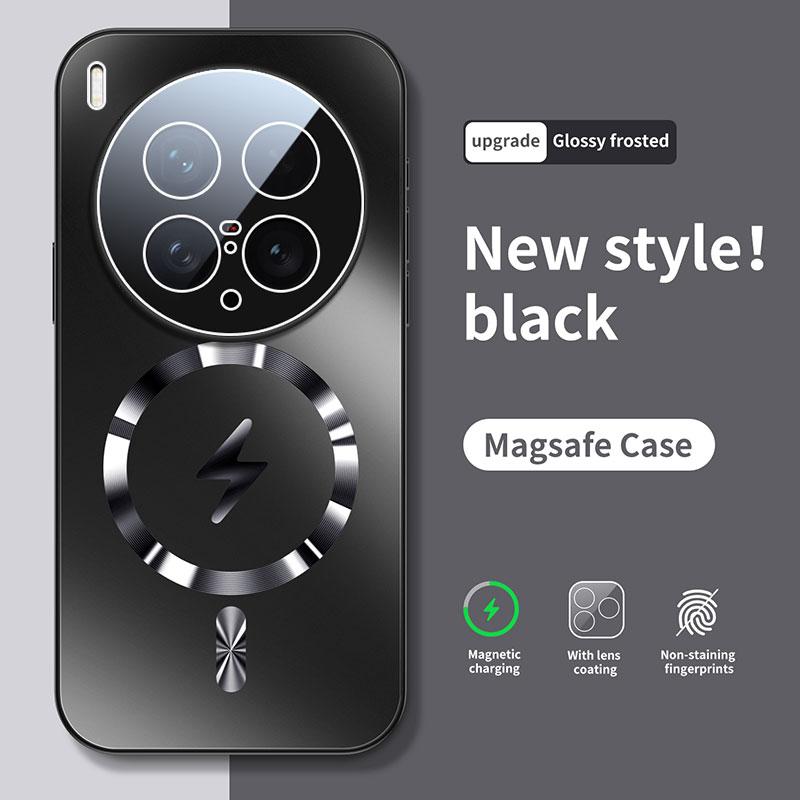 Case For VIVO X200 Ultra X200Pro Mini AG Matte Magnetic Wireless Charging Hard Cover For Vivo X200S Y300 Shockproof Bumper Shell