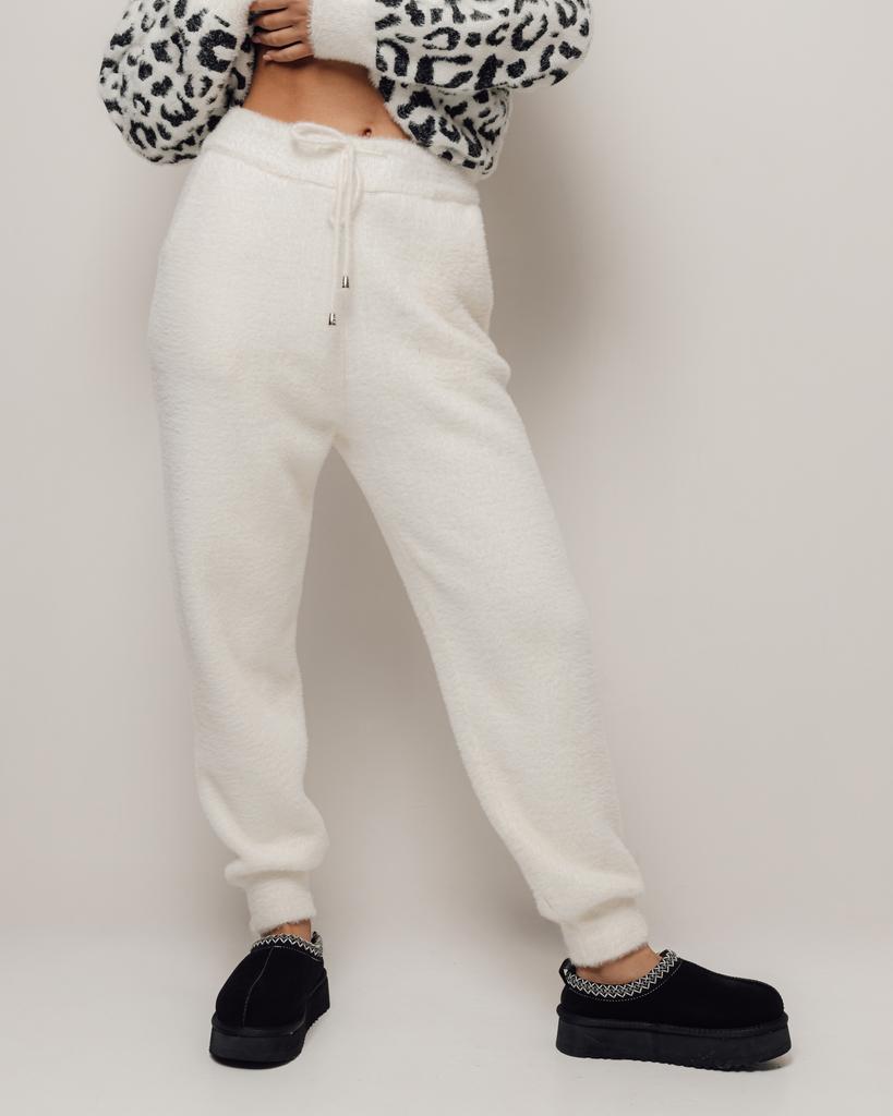 Women's Leopard Suit 30111 White Jacket Pants