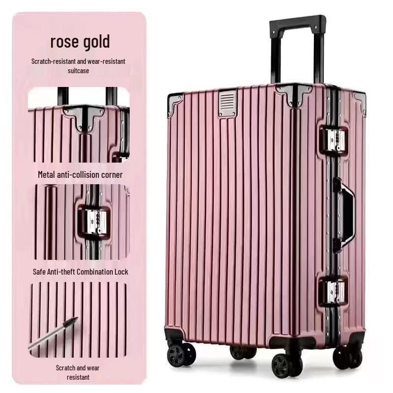 Li Shen Aluminum Frame Universal Wheel Travel Suitcase