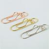 6Pcs Metal Heart Pen Clips Notebook Pen Holders Colored Paperclip Cute Shaped Clips School Supplies Organizer