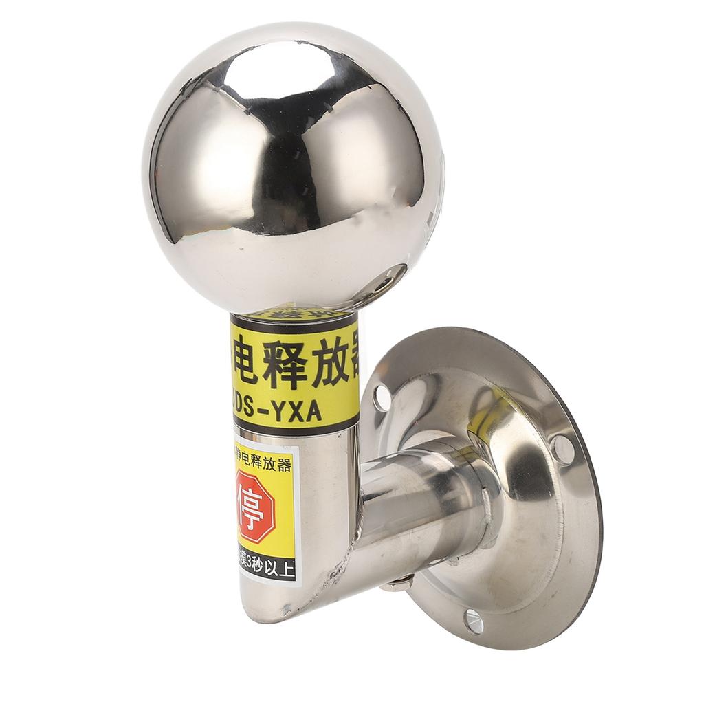Body Electrostatic Discharge Ball Quick Response Wall Mount Touch Human Body Static Remover L Shape