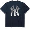 New Era SS26 MLB New York Yankees Halftone T-Shirt Unisex Tops Navy 15147536