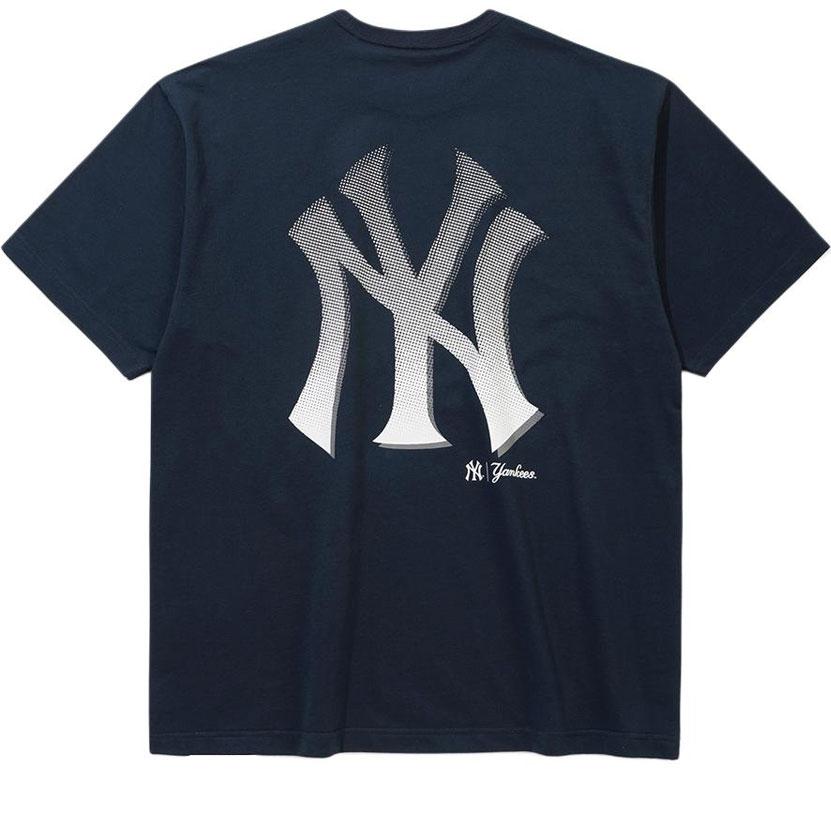 New Era SS26 MLB New York Yankees Halftone T-Shirt Unisex Tops Navy 15147536