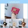 Chic Autumn Casual Mini Square Bag For Women With Soft Pu Leather And Chain Strap