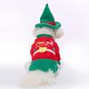 Festive Pet Costume Small To Medium Dogs Christmas Themed Plush Dog Outfit Two-Legged Design
