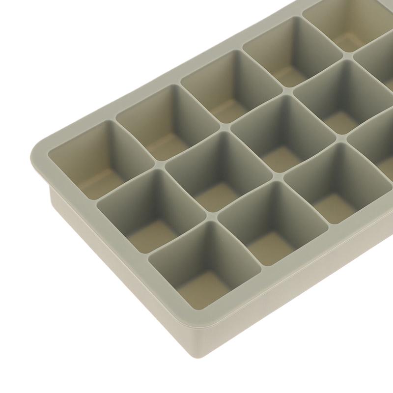 6/15 Grid Big Ice Tray Mold Giant Jumbo Large Food Grade Silicone Ice Cube Square Tray Mold Diy Ice Maker Ice Cube Tray With Lid