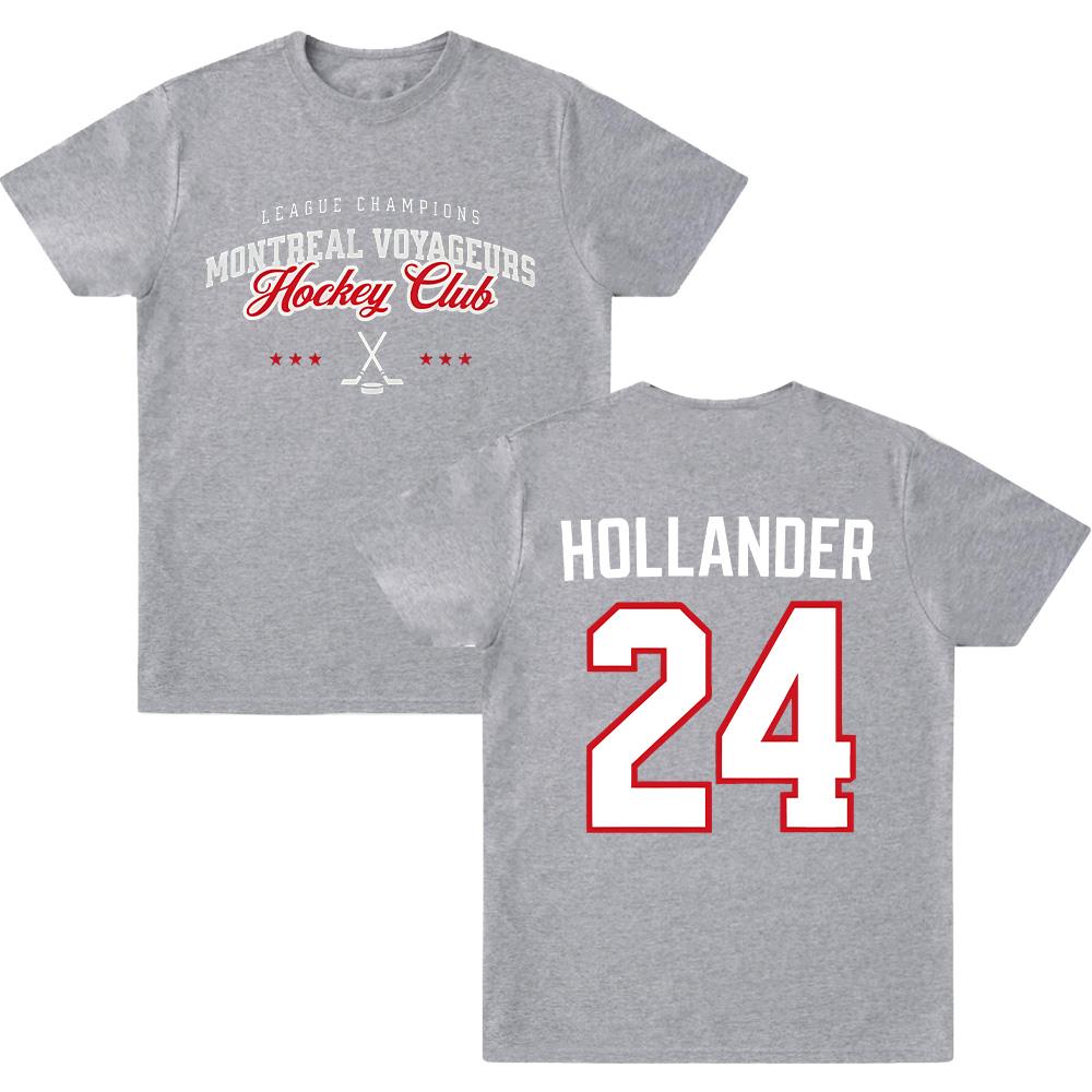 Heated Rivalry 100cotton Mens Shirt Jersey Commemorative Tshirt Summer Shane Hollander 24 Short Sleeve Unisex Streetwear Shirt