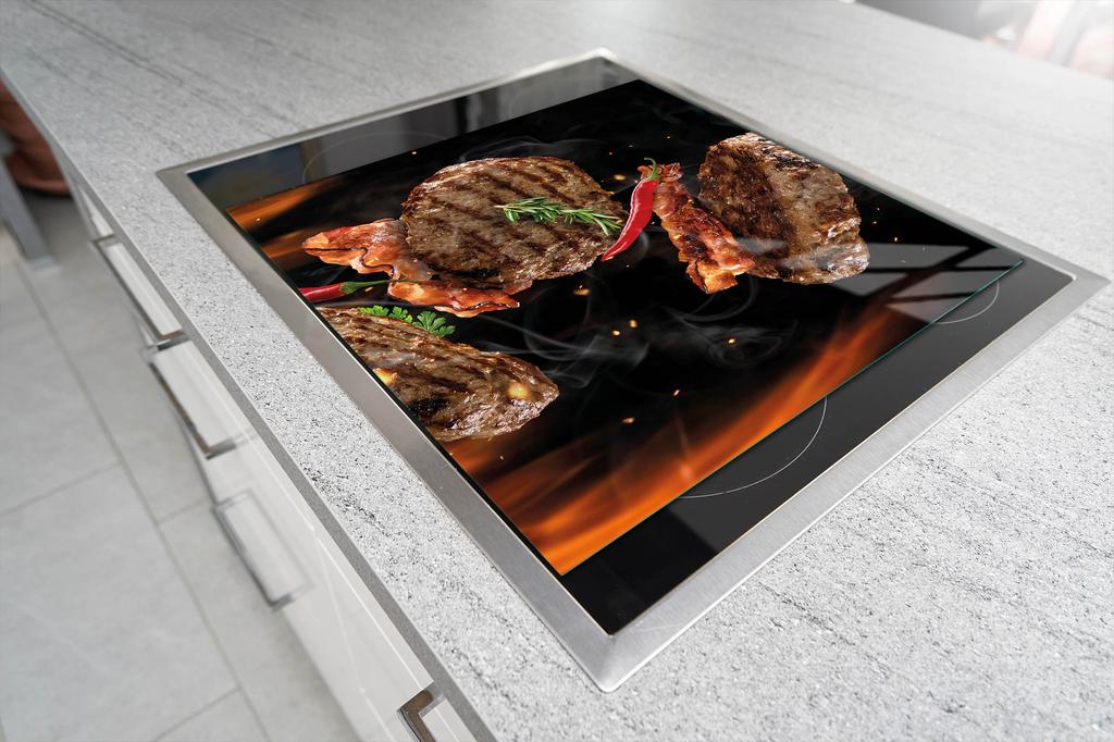 SZKLANA DESKA DO KROJENIA 52x40 GRILL
